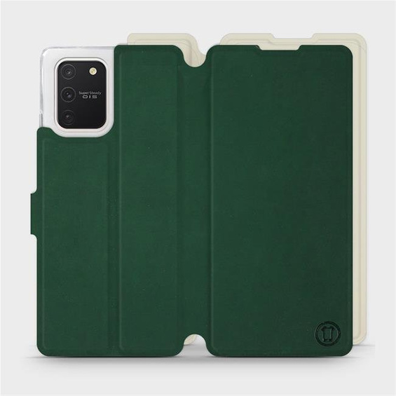 Etui Soft Touch do Samsung Galaxy S10 Lite - wzór Miejska zieleń z platyną