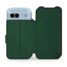 Etui Soft Touch do Google Pixel 8A - wzór Miejska zieleń z czernią