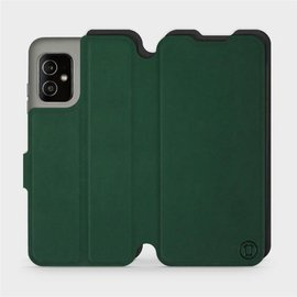 Etui Soft Touch do Asus Zenfone 8 - wzór Miejska zieleń z czernią