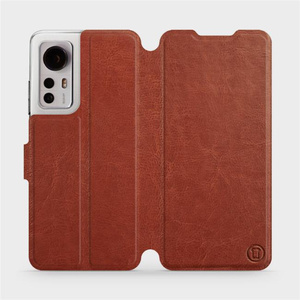 Etui do Xiaomi 12 - wzór Brown&Orange