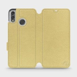 Etui do Huawei Honor 8X - wzór Gold&Gray