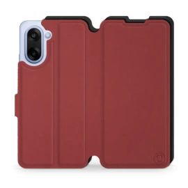 Etui Soft Touch do OnePlus Nord CE5 - wzór Zachodząca czerwień z czernią