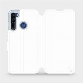 Etui do HTC Desire 20 Pro - wzór White&Orange