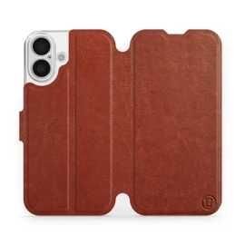 Etui do Apple iPhone 16 - wzór Brown&Orange