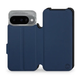 Etui Soft Touch do Google Pixel 10 - wzór Głęboki granat z czernią