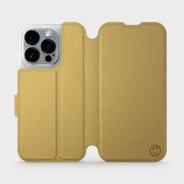 Etui do Apple iPhone 14 Pro - wzór Gold&Gray
