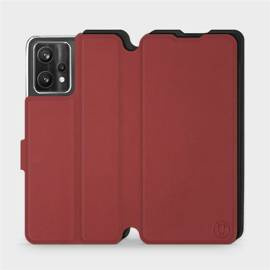 Etui Soft Touch do Realme 9 5G - wzór Zachodząca czerwień z czernią
