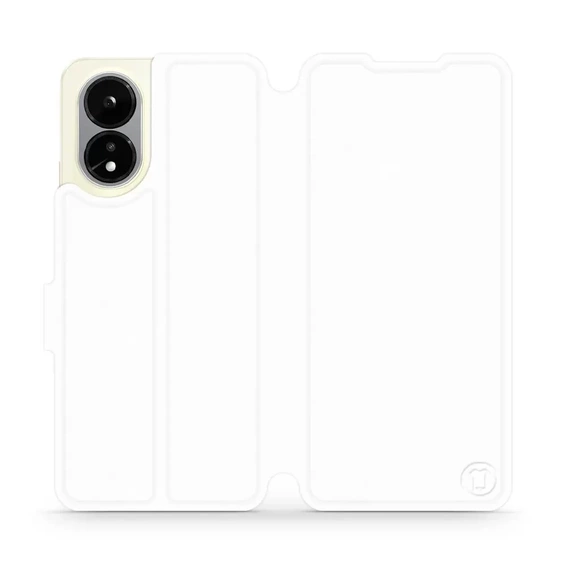 Etui do OPPO A38 - wzór White&Orange