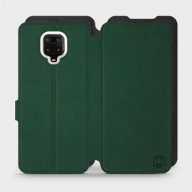Etui Soft Touch do Xiaomi Redmi Note 9 Pro - wzór Miejska zieleń z czernią