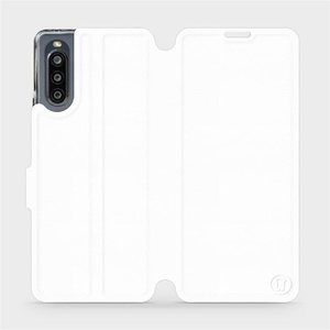 Etui do Sony Xperia 10 IV - wzór White&Orange