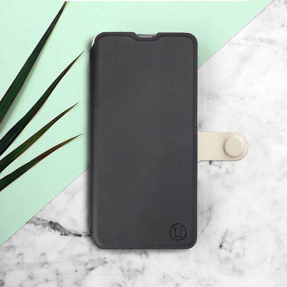 Etui Soft Touch do Apple iPhone 14 Pro Max - wzór Satynowa czerń z platyną