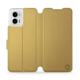 Etui do Motorola Moto G73 5G - wzór Gold&Orange