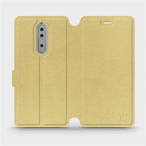 Etui do Nokia 8 - wzór Gold&Orange