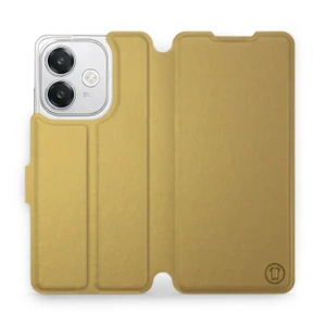 Etui do OPPO A40M - wzór Gold&Gray