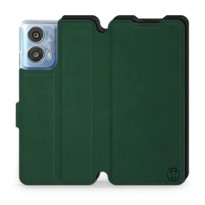 Etui Soft Touch do Motorola Moto G24 - wzór Miejska zieleń z czernią