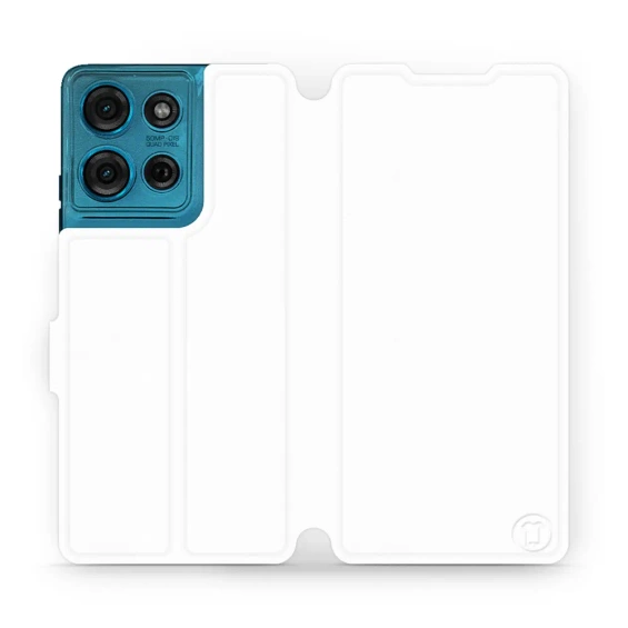 Etui do Motorola Moto G75 5G - wzór White&Gray