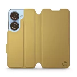 Etui do Asus Zenfone 10 - wzór Gold&Orange