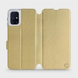 Etui do Samsung Galaxy M31s - wzór Gold&Gray