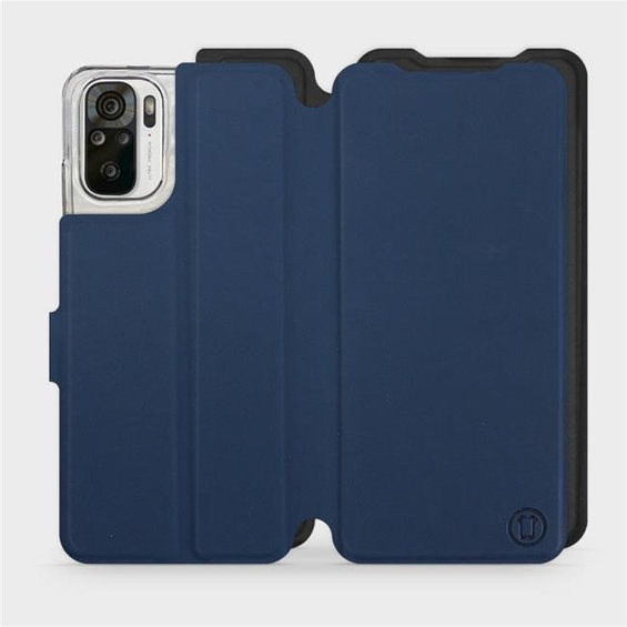 Etui Soft Touch do Xiaomi Redmi Note 10S - wzór Głęboki granat z czernią