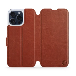 Etui do Apple iPhone 15 Pro Max - wzór Brown&Gray
