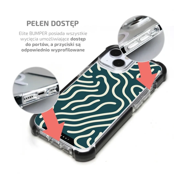 Etui MagSafe Elite Bumper Apple iPhone 17 - wzór DA61D