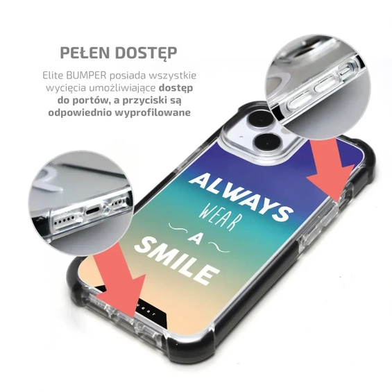 Etui MagSafe Elite Bumper Apple iPhone X - wzór D074D