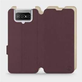 Etui Soft Touch do Asus Zenfone 7 ZS670KS - wzór Matowy burgund z platyną