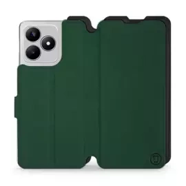 Etui Soft Touch do Realme C53 - wzór Miejska zieleń z czernią
