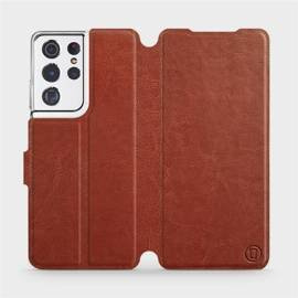 Etui do Samsung Galaxy S21 Ultra - wzór Brown&Orange