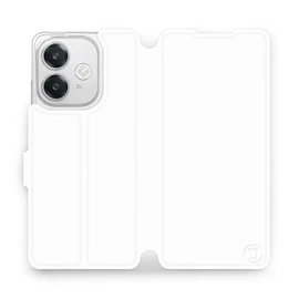 Etui do OPPO A40M - wzór White&Orange