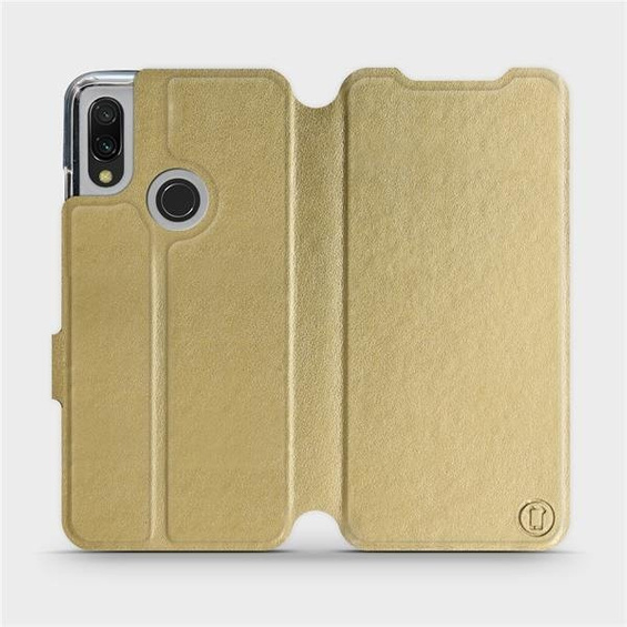 Etui do Xiaomi Redmi 7 - wzór Gold&Gray