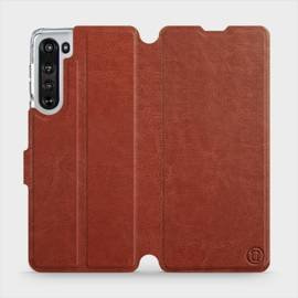 Etui do Motorola Edge - wzór Brown&Gray