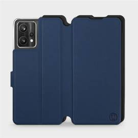 Etui Soft Touch do Realme 9 5G - wzór Głęboki granat z czernią