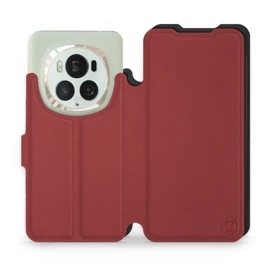 Etui Soft Touch do Huawei Honor Magic6 Pro - wzór Zachodząca czerwień z czernią