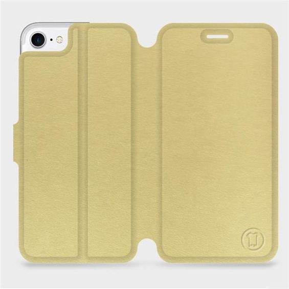 Etui do Apple iPhone 8 - wzór Gold&Gray