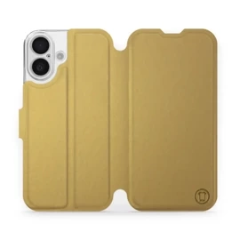 Etui do Apple iPhone 16 - wzór Gold&Orange