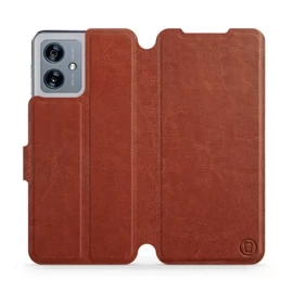 Etui do Motorola Moto G54 5G - wzór Brown&Orange