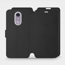 Etui Soft Touch do LG Q7 - wzór Satynowa czerń