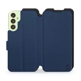 Etui Soft Touch do Samsung Galaxy A24 - wzór Głęboki granat z czernią