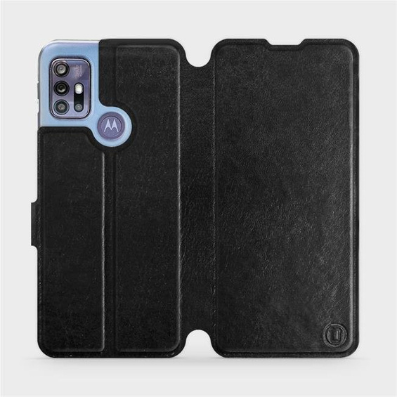 Etui do Motorola Moto G30 - wzór Black&Orange