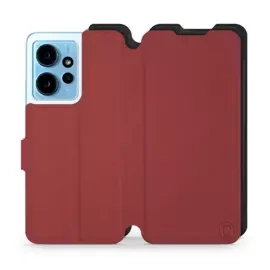 Etui Soft Touch do Xiaomi Redmi Note 12 4G - wzór Zachodząca czerwień z czernią
