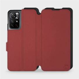 Etui Soft Touch do Xiaomi Redmi Note 11S 5G - wzór Zachodząca czerwień z czernią