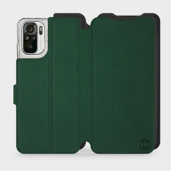 Etui Soft Touch do Xiaomi Redmi Note 10S - wzór Miejska zieleń z czernią