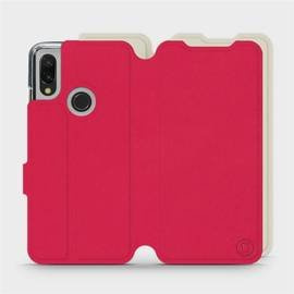 Etui Soft Touch do Xiaomi Redmi 7 - wzór Żywa czerwień z platyną