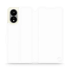 Etui do OPPO A38 - wzór White&Orange