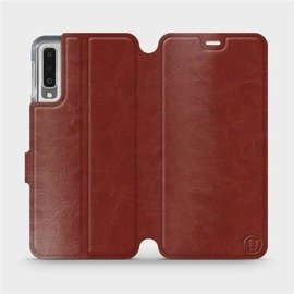 Etui do Samsung Galaxy A7 2018 - wzór Brown&Gray