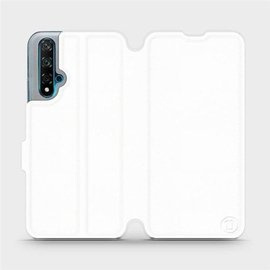Etui do Huawei Nova 5T - wzór White&Orange