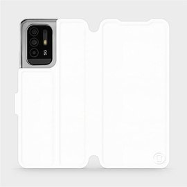 Etui do OPPO Reno 5 Z - wzór White&Orange