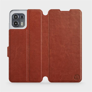 Etui do Motorola Edge 20 Lite - wzór Brown&Orange