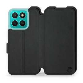 Etui Soft Touch do Huawei Honor X8c - wzór Satynowa czerń